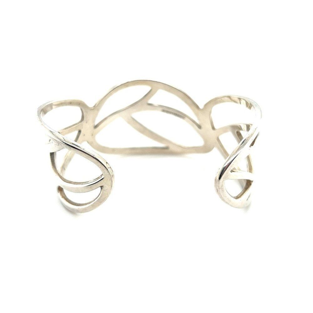 Retired James Avery Leaf Cuff View 3